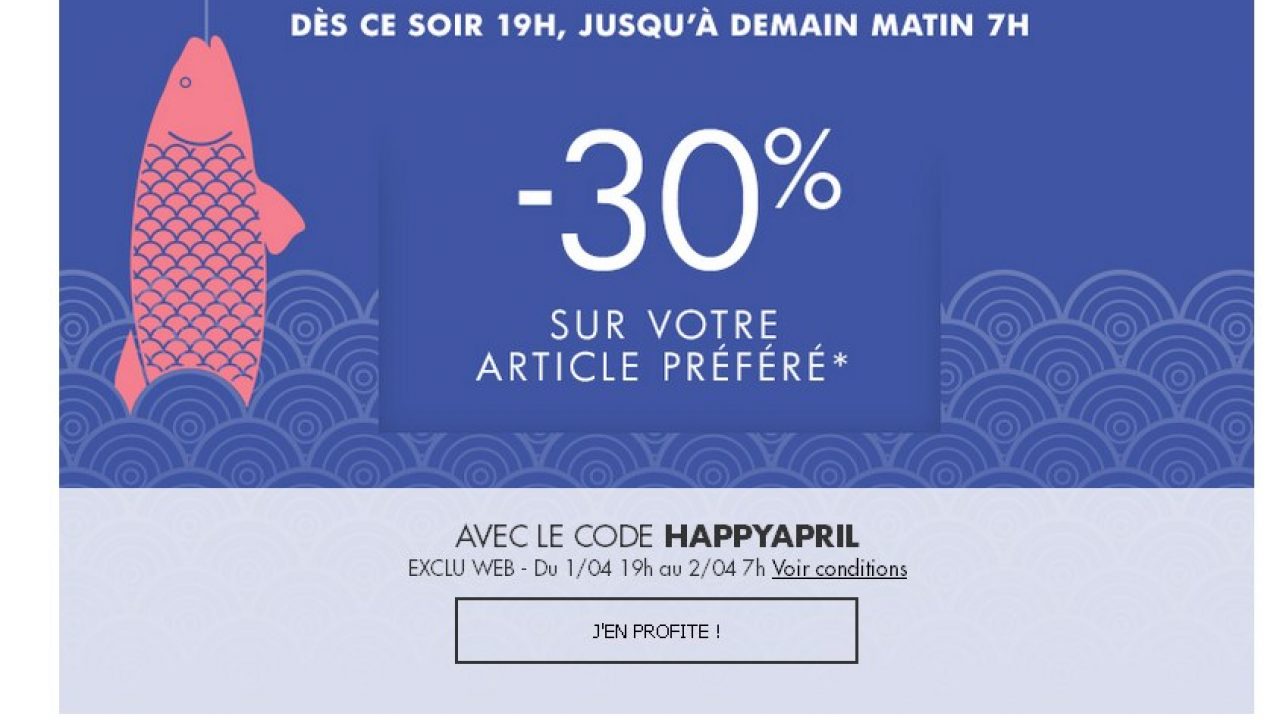 Jules Reduction De 30 Sur Un Article Jusqu Au 2 Avril 7 Heures Bons Plans Bonnes Affaires