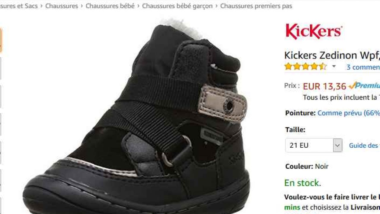 13 36 Les Boots Bebe Kickers Du 18 Au 21 Bons Plans Bonnes Affaires