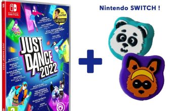 39.99€ Jeu Just Dance 2022 Nintendo Switch+2 grips joy con