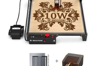 289€ graveur Laser MecPow 10 w + nid d’abeille + coffret