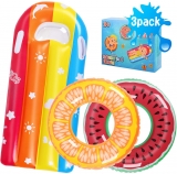 13.85€ Lot de 3 Bouées Gonflables