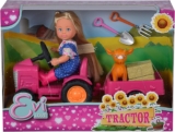 Poupée Evi Love et son tracteur à 7.8€