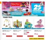 25 pourcent sur les jouets fisher price