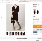 Robe desigual femmes à 24 euros