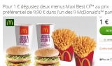 Réduction mc donalds departement 49 44 17 16 : 2 menus best of pour 9.9 euros